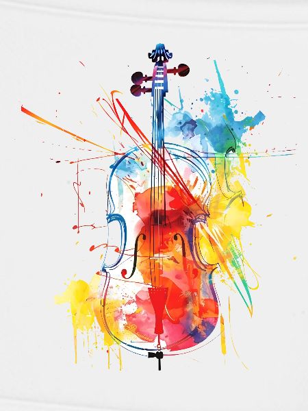 Farbenfrohe Violinenkunst