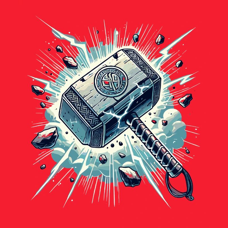 Mjolnir Power Strike Illustration