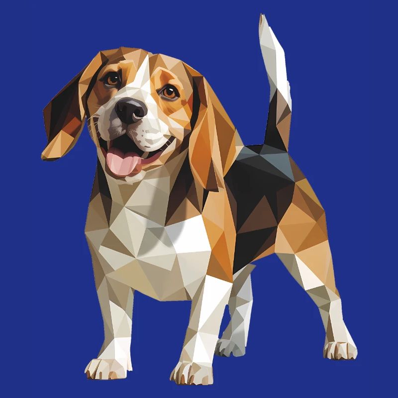Beagle - Cool Low Poly Logo