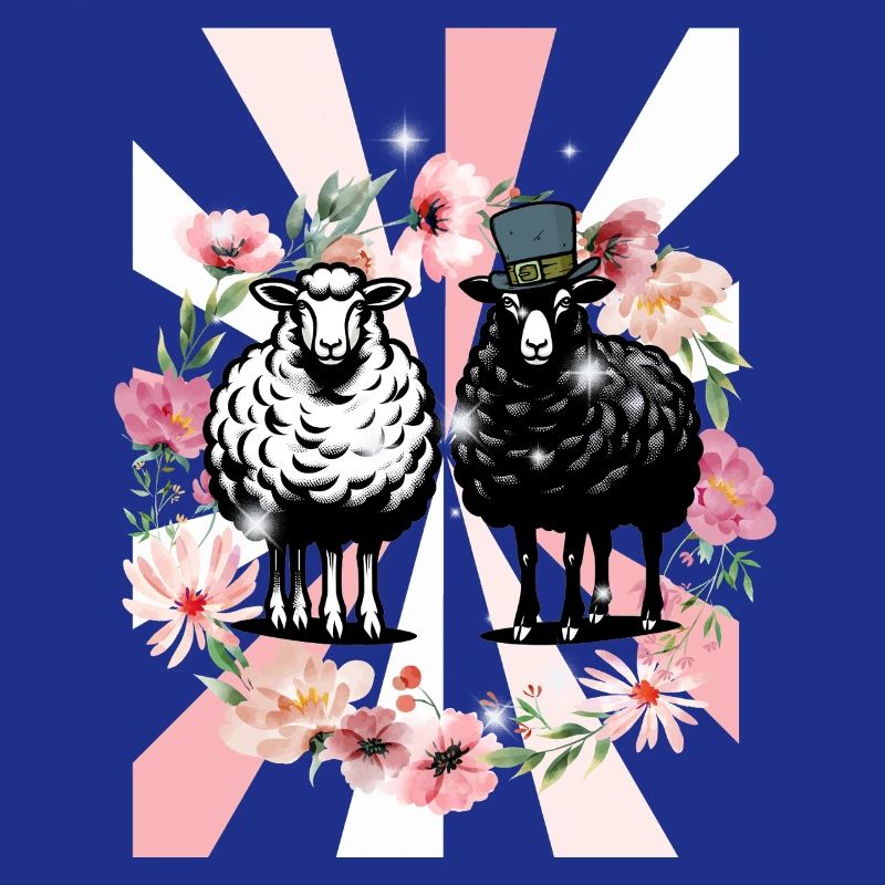 Retro Spring Sheep Easter Kids
