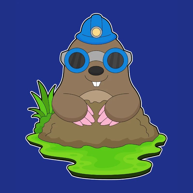 Mole Miner Mining Helmet Mining