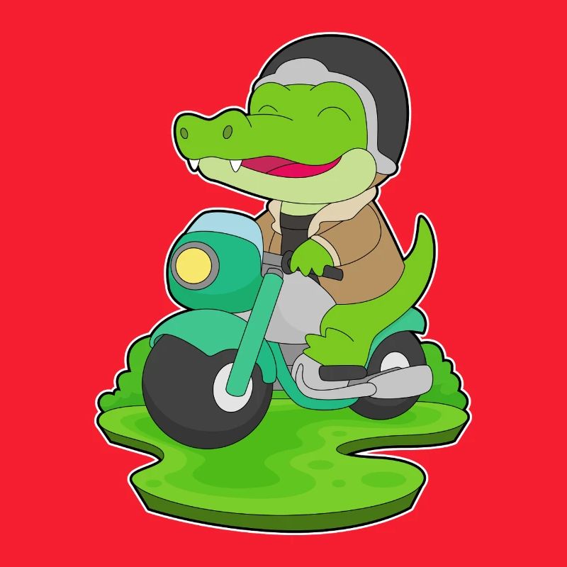 Krokodil Motorroller