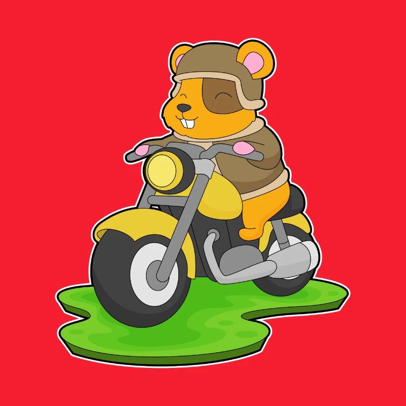Hamster Motorrad