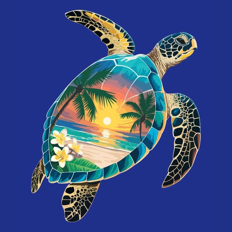 Turtle Waves Surf Turtle Surfer Turtles
