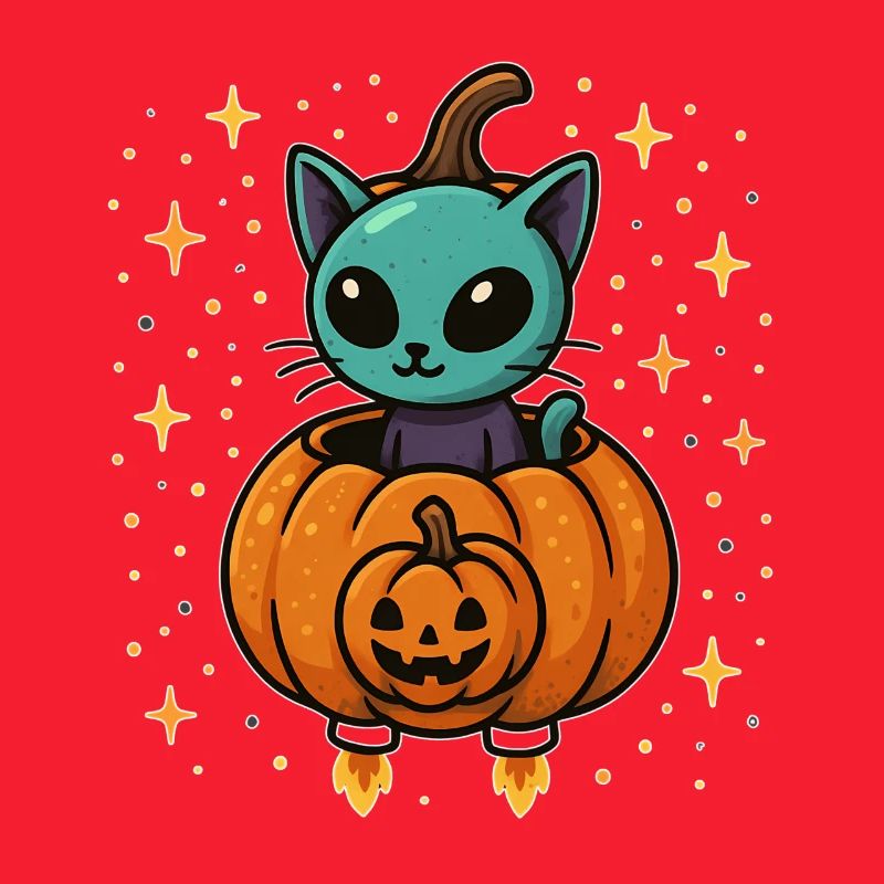 Cat Pumpkin: Halloween Pumpkin Flight