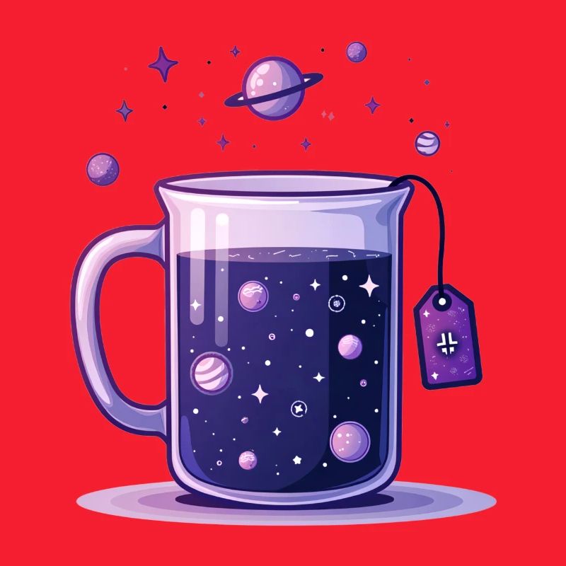 Universe Tea Galaxy in Tea Cup