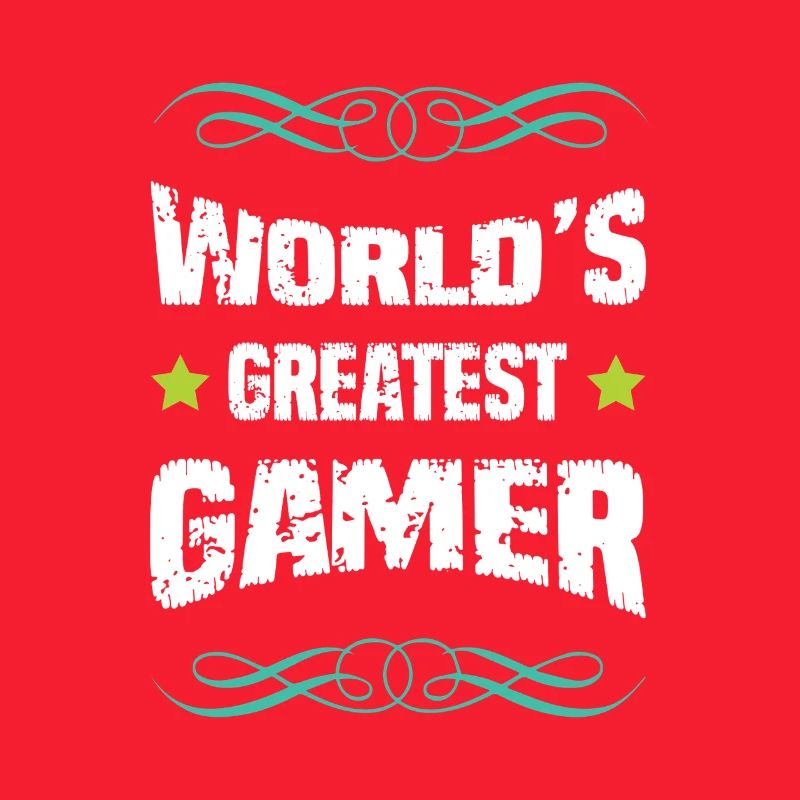 Weltbester Gamer – Distressed Design