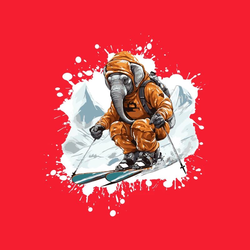 Ski d’éléphant Ski