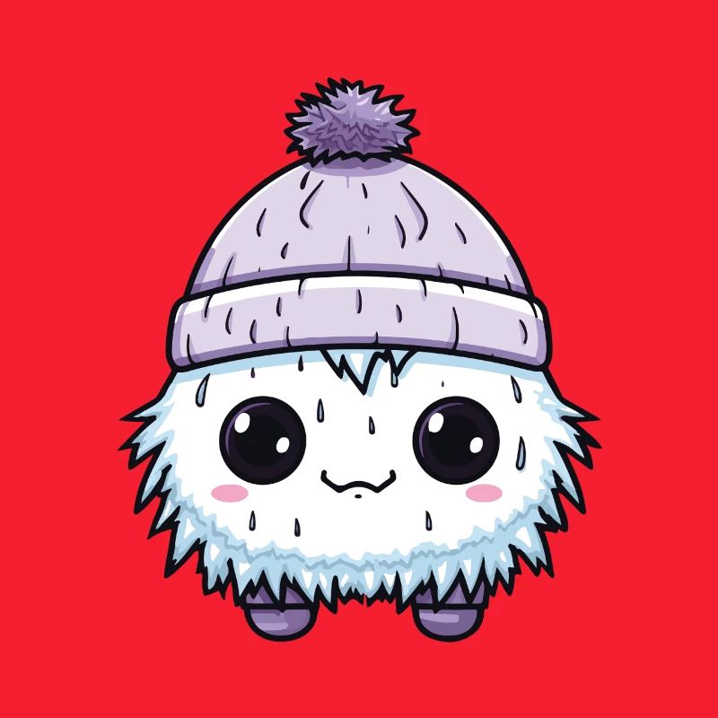 Eskimo Erkältung Comic Winter