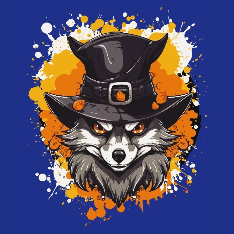 Wolf's Witch Hat Portrait