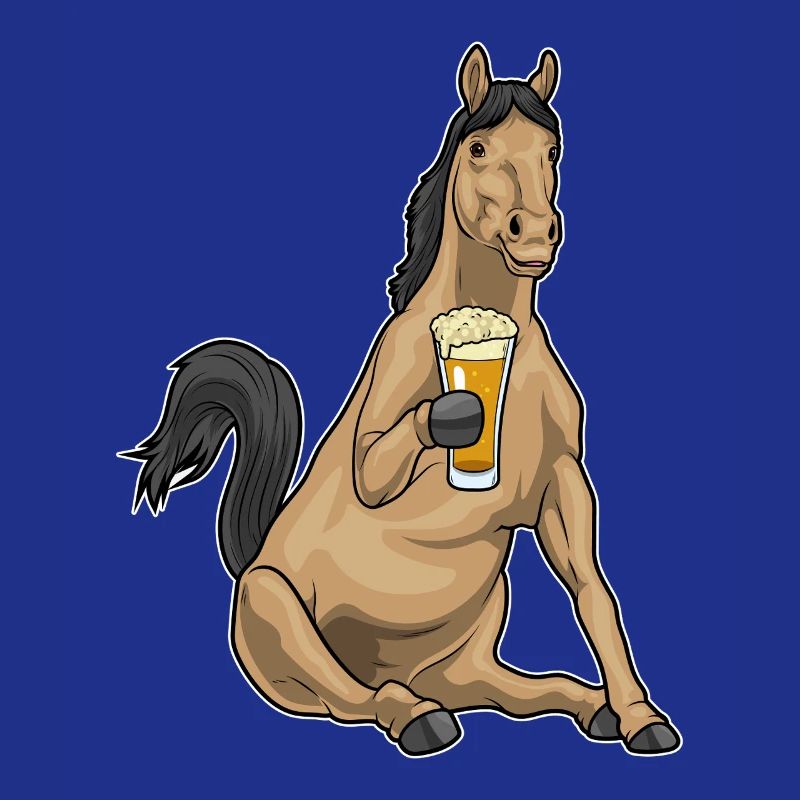 Pferd Bier