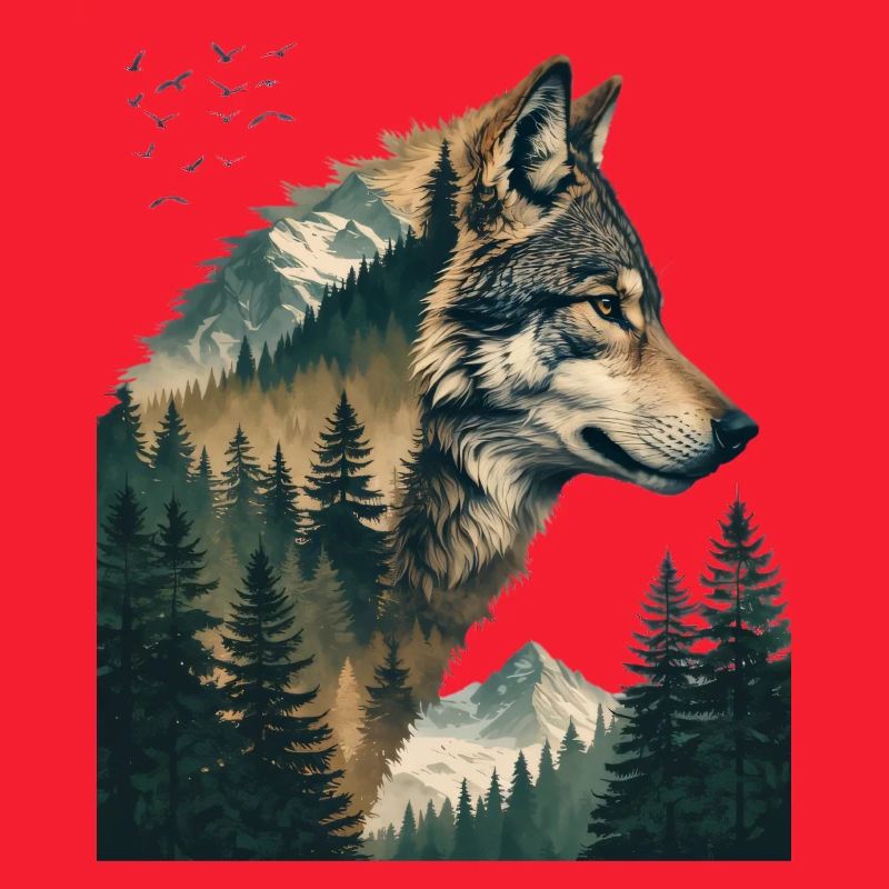 Waldwolf Double Exposition