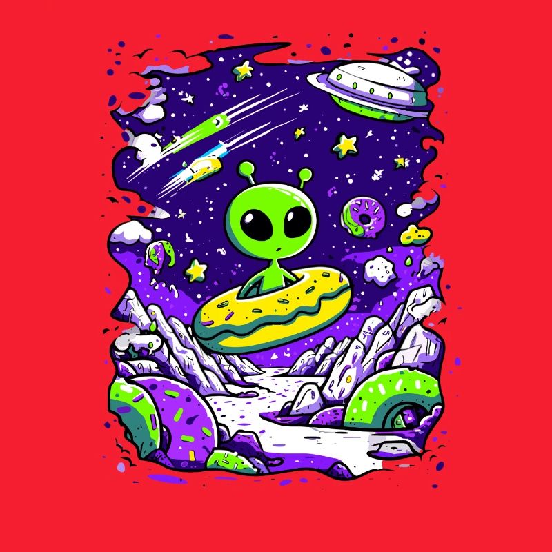 Beignet extraterrestre dans l’espace