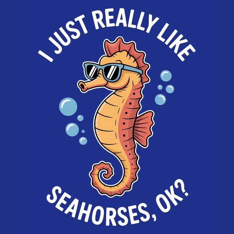 Hippocampe qui dit un drôle d’hippocampe Cadeau