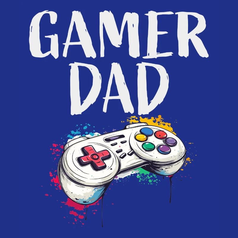 Gamer Dad Controller Kunst
