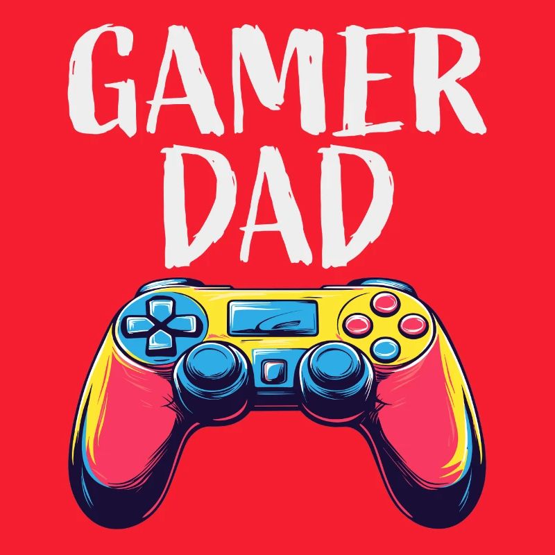 Gamer Dad Controller Grafik