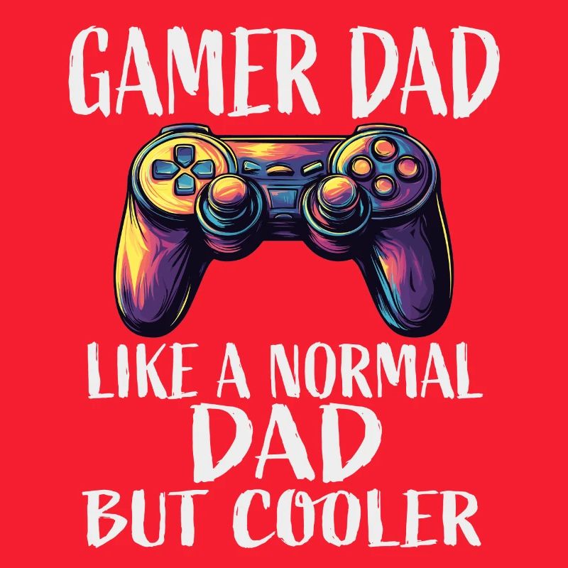 Gamer Dad Cooler Controller Spruch