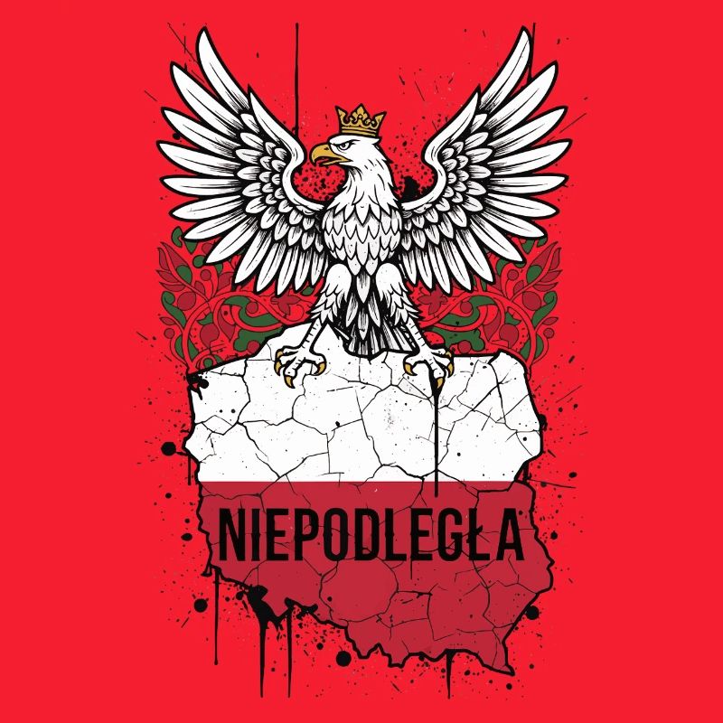 Independent Poland White Eagle Emblem