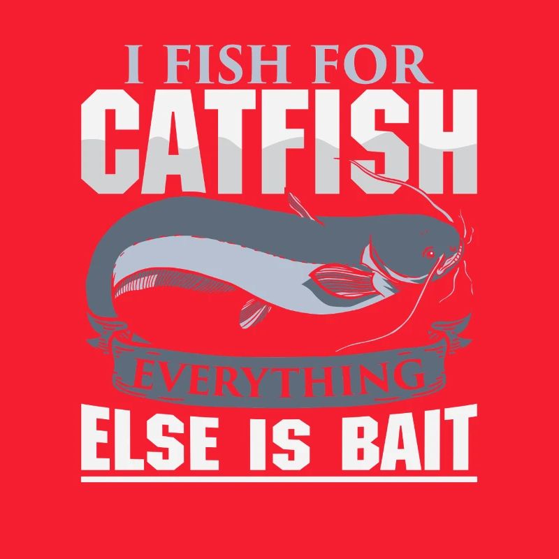 Poisson-chat pêcheur poisson-chat pêchent le poisson-chat