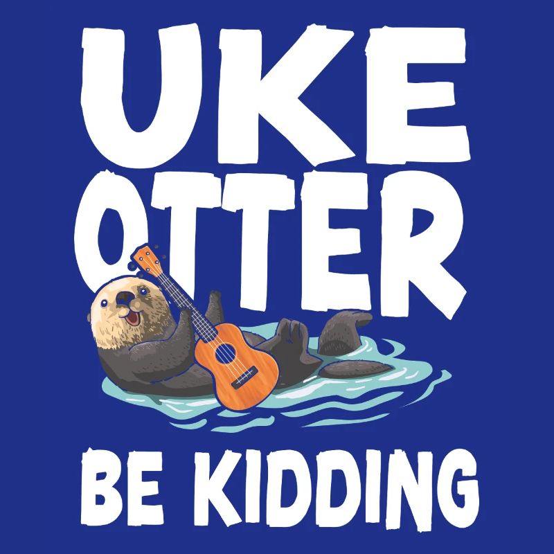 Ukulélé hawaïen Uke Otter Pun Uke