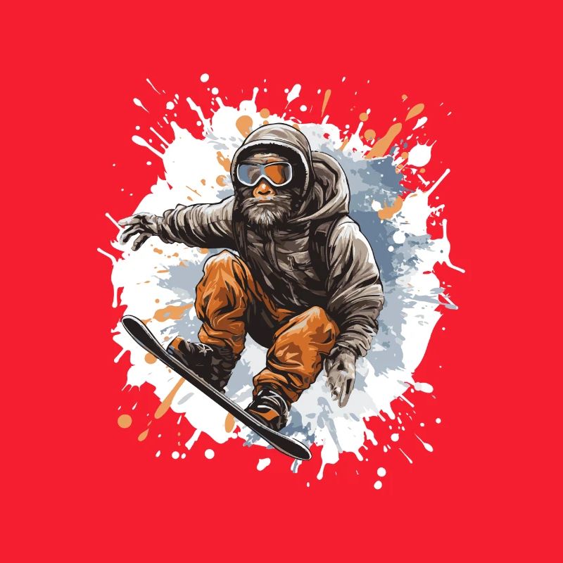 Monkey Snowboard