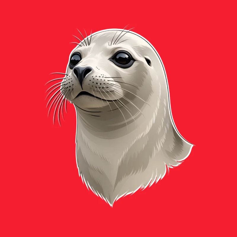 Seal Head Illustration