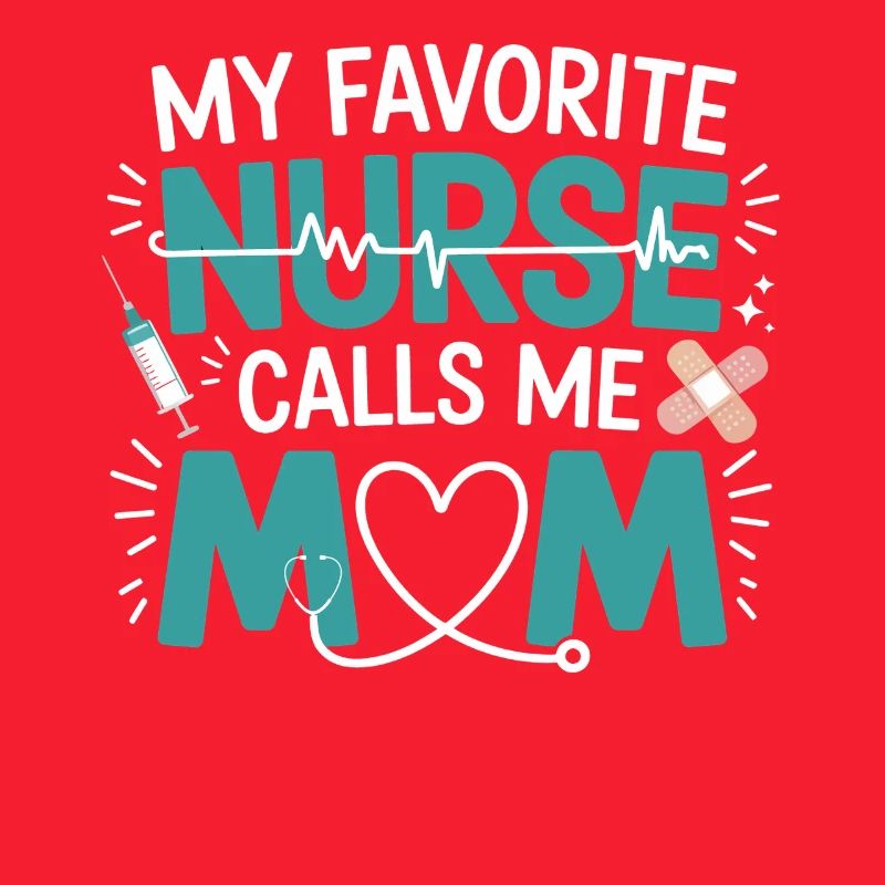 Krankenschwester Mama Herz Design