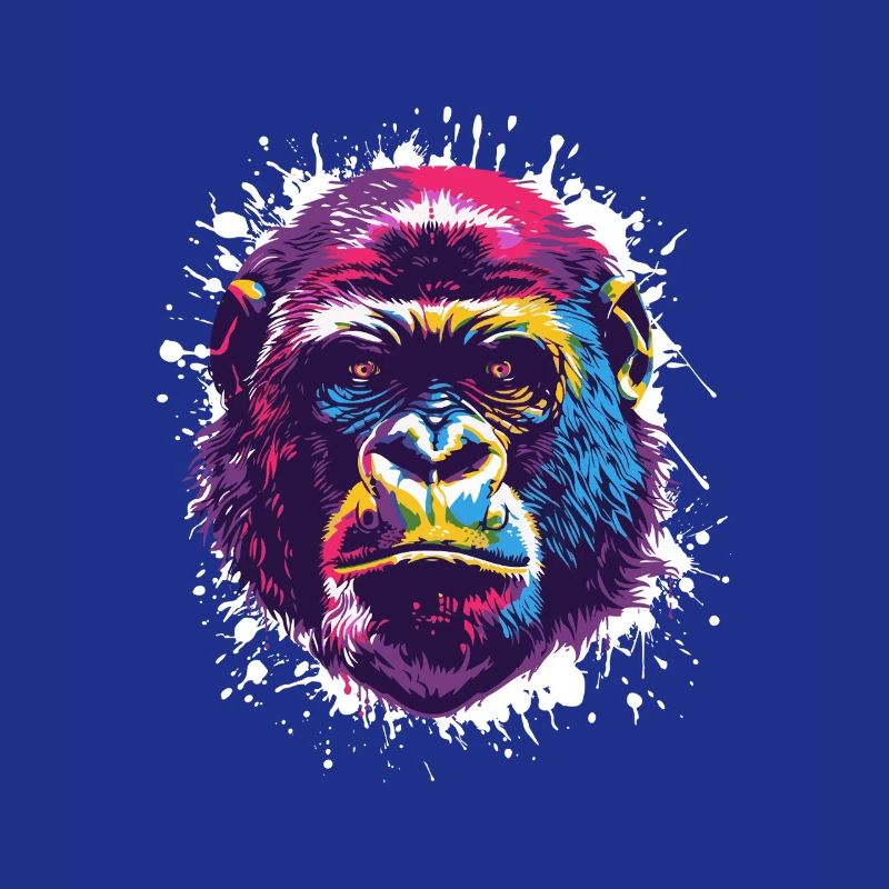 Gorille Pop Art Singe Singe