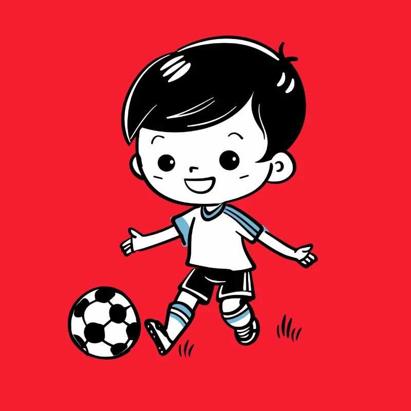 Fußballjunge