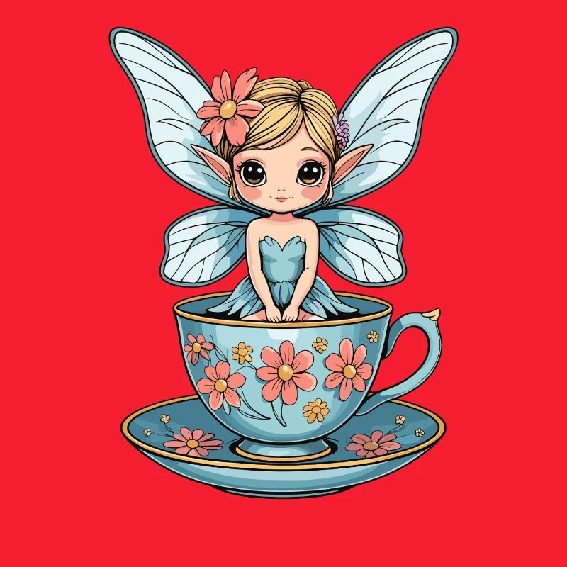Blumenfee im Teacup