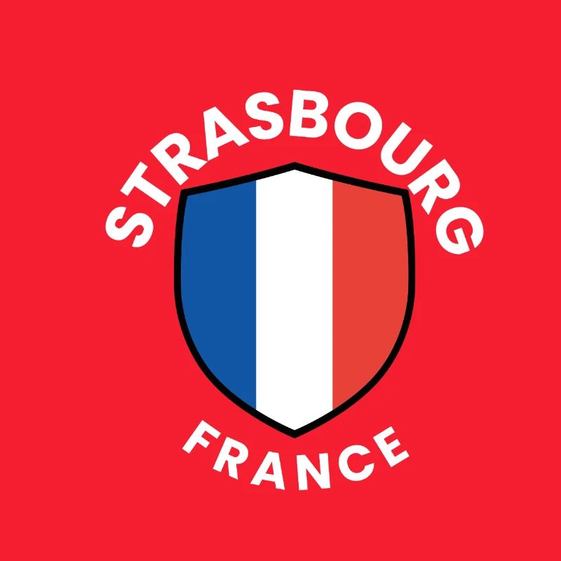 Straßburger Schild Frankreich