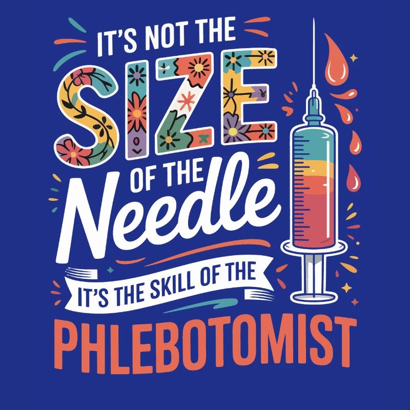 Size doesn't count: phlebotomist art