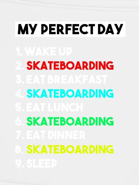Mein perfektes Skateboard-Routine-Design