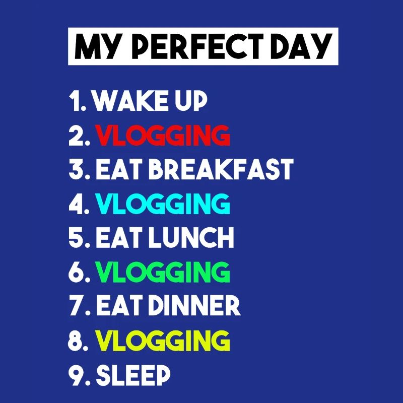 Mein perfekter Tag Vlogging-Zeitplan – Creator-Kunst