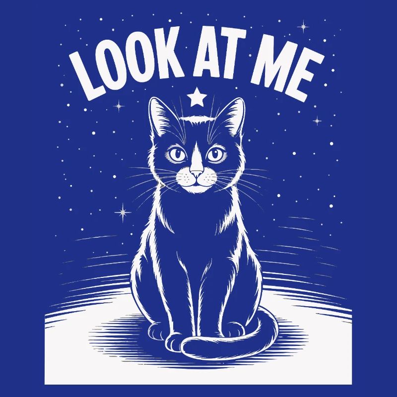 Regarde-moi - Ciel étoilé de chat