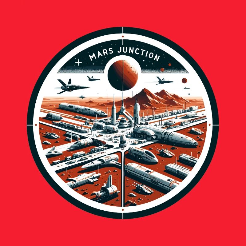 Mars Junction Spaceport Patch