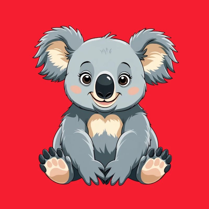 Dessin animé de Koala Câlin