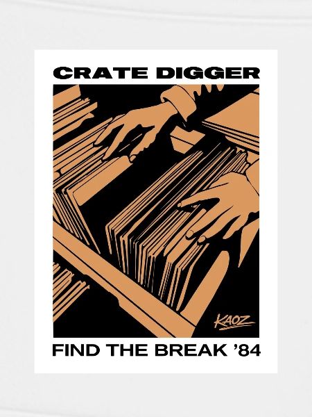 Crate Digger Vinyl Poster 84
