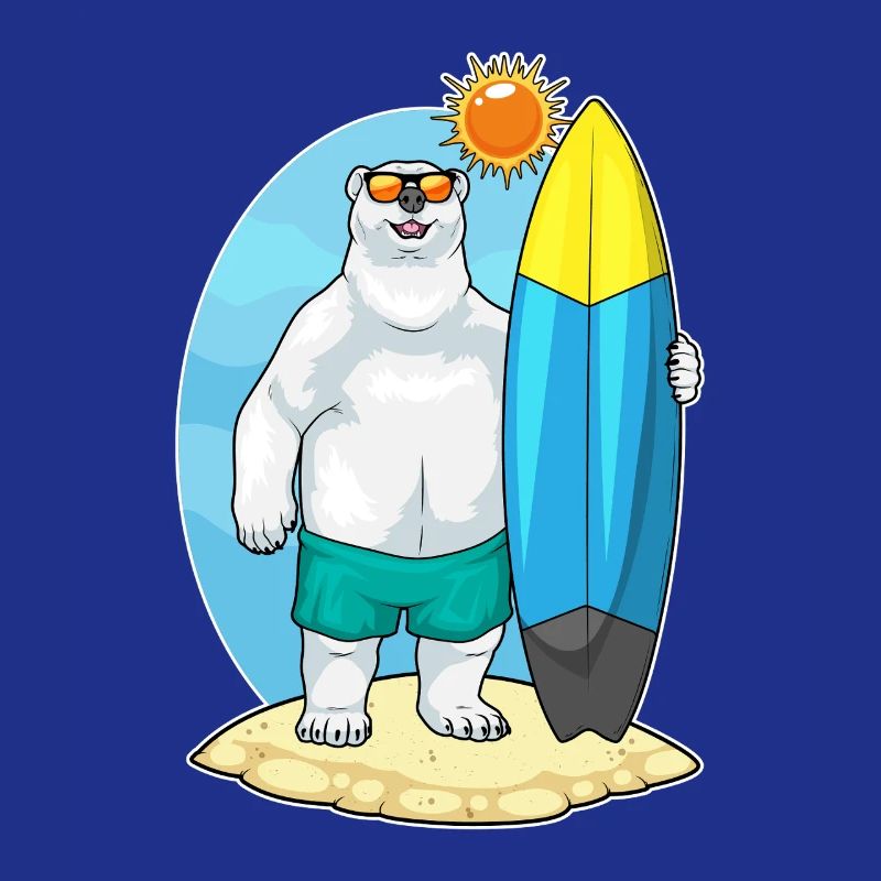 Été de planche de surf à Polar Bear Beach