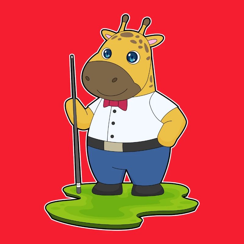 Billard de girafe Sport de queue