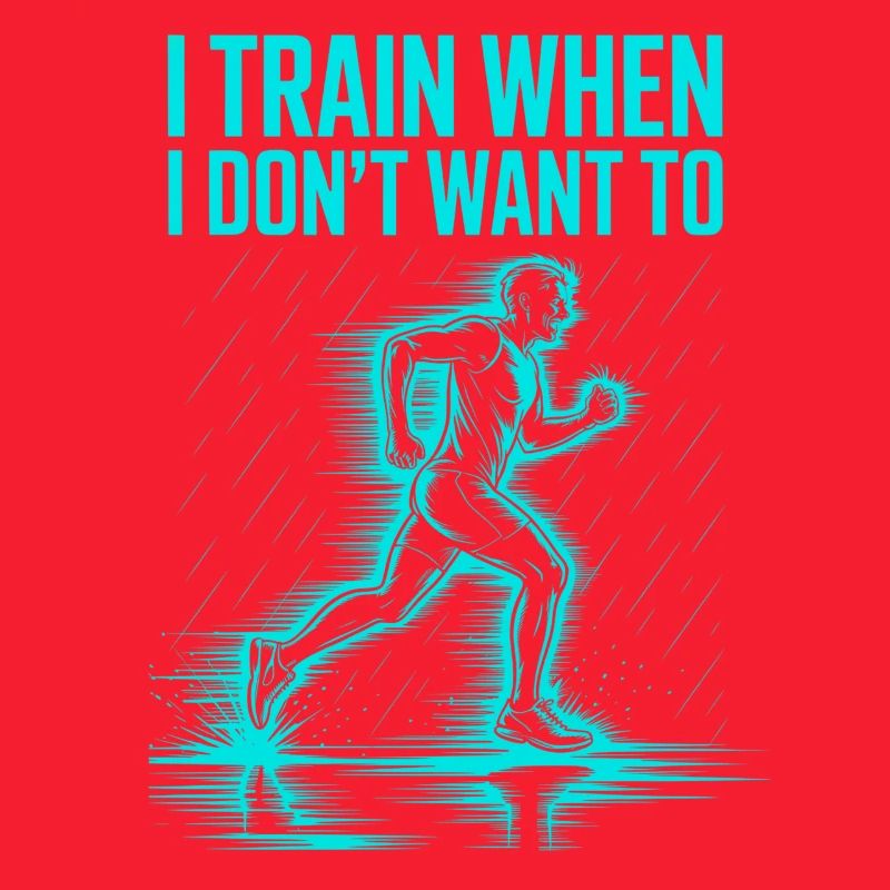 I train even when I don't feel like it – runner