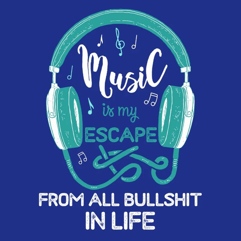 La musique, c’est mon graphique casque d’évasion