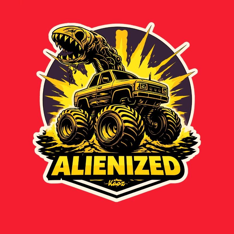 Entfremdeter Monstertruck
