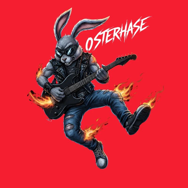 easter bunny,heavymetal,rocker,easter,hardcore,bunny,e