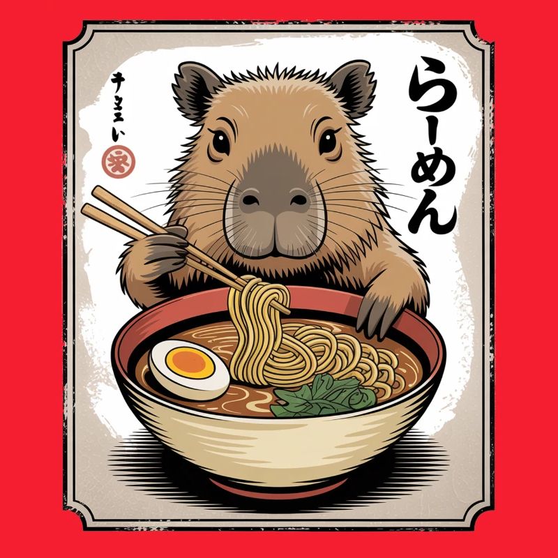 Capybara Ramen Bowl