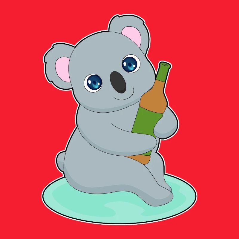 Koala Flasche Bier