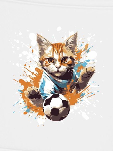 Katze Fussball Team