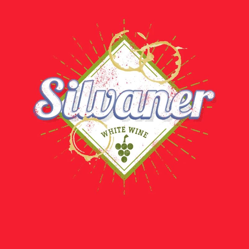 Silvaner with Vine Vintage Wine Drinker Design