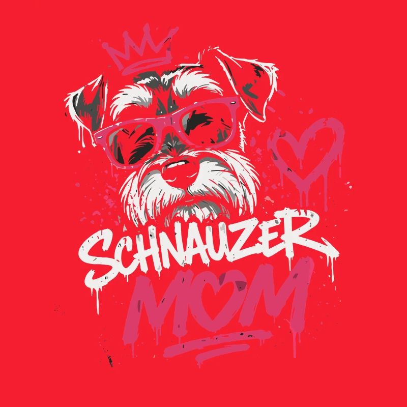 Graffiti du roi schnauzer