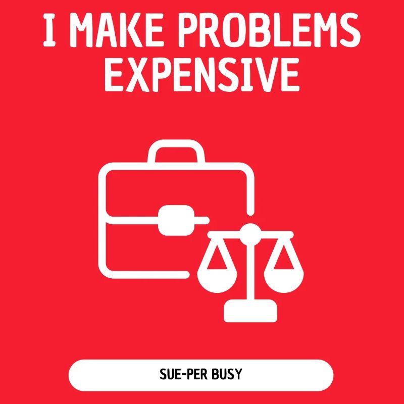 I Make Problems Expensive – Lawyer Humor